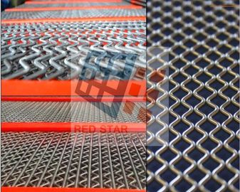 Anti - Blinding Heavy Duty Stainless Steel Screen PU Strip 1-5 Mm Accurate Sizing