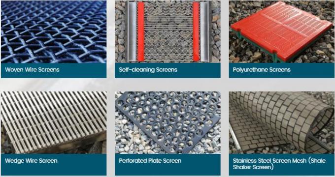 ISO9001 65Mn Steel Wire Cloth Sand Gravel Screen Mesh Meningkatkan 30% Masa Pakai 2