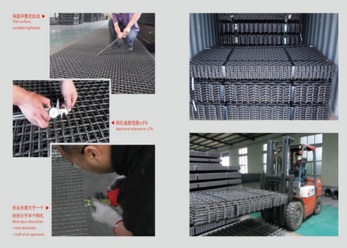 Polos Weave Rust Protection 1800Mpa Quarry Screen Mesh 2