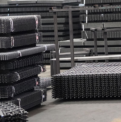 Tinggi Kekuatan Dan Kekerasan Baja Karbon Tinggi Woven Wire Screen Untuk Pertambangan Dan Quarrying