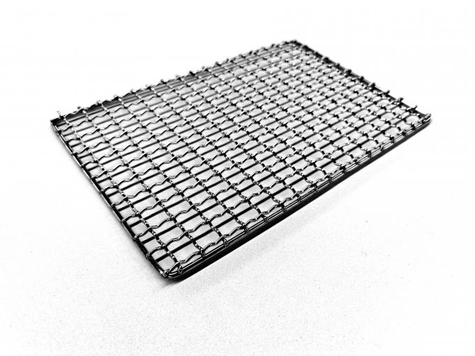 L350mm Square 316 Stainless Steel Bbq Grill Mesh 2