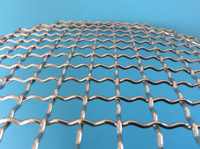 Twill Weave Welded Ss201 1.0mm Round Bbq Grill Mesh 3